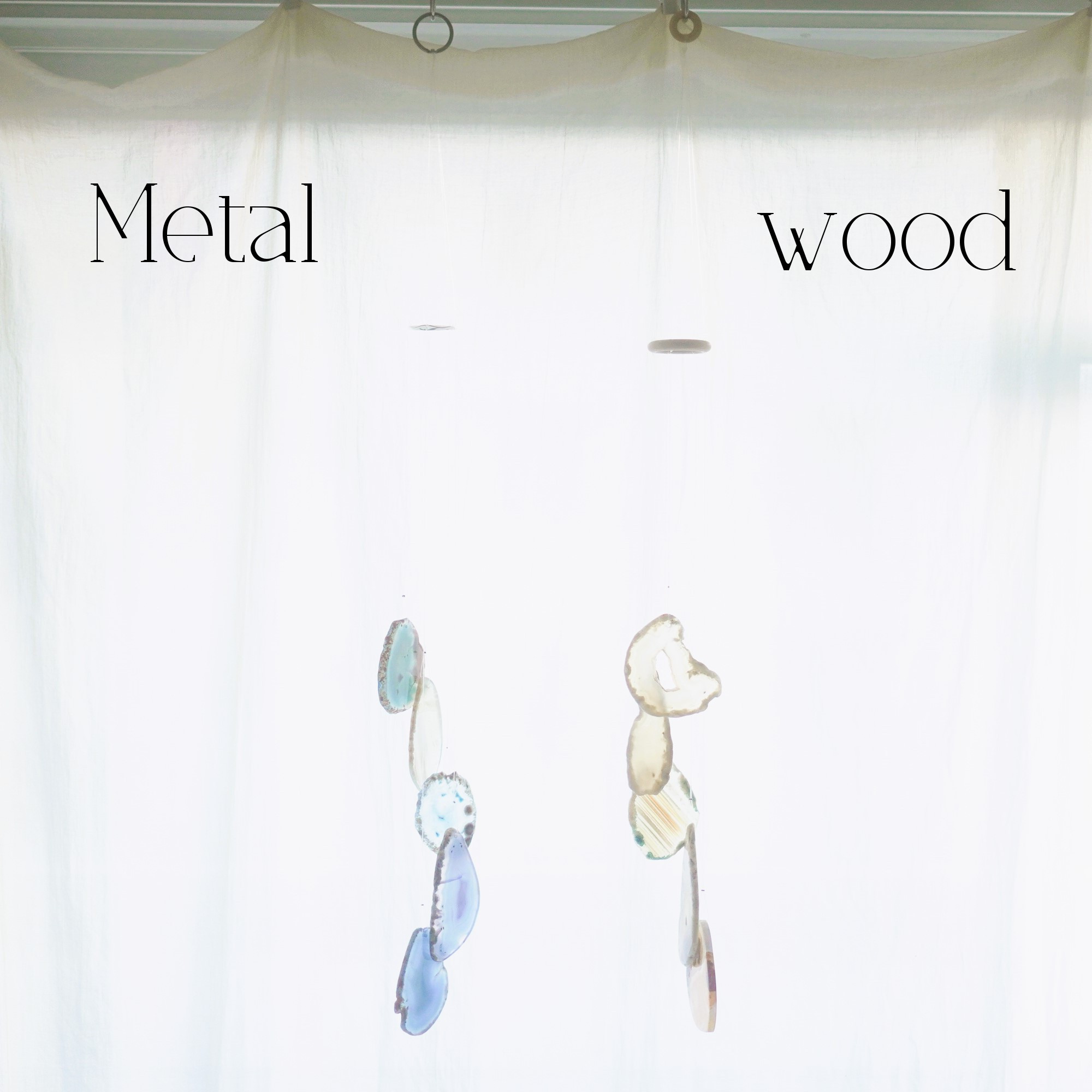 アゲートヒーリングチャイム - Mercury / メノウ 瑪瑙 ウィンドチャイム 天然石風鈴