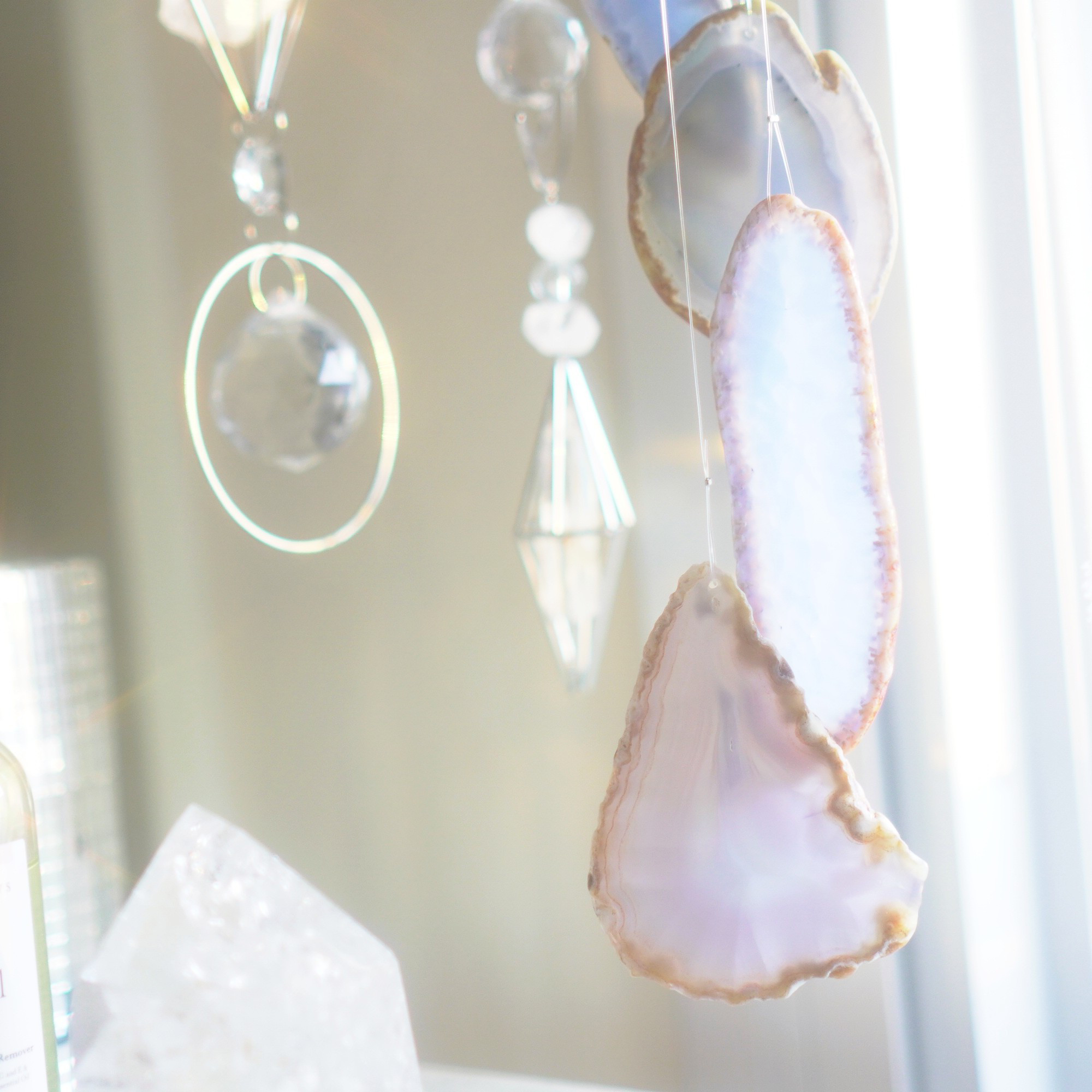 アゲートヒーリングチャイム - Mercury / メノウ 瑪瑙 ウィンドチャイム 天然石風鈴