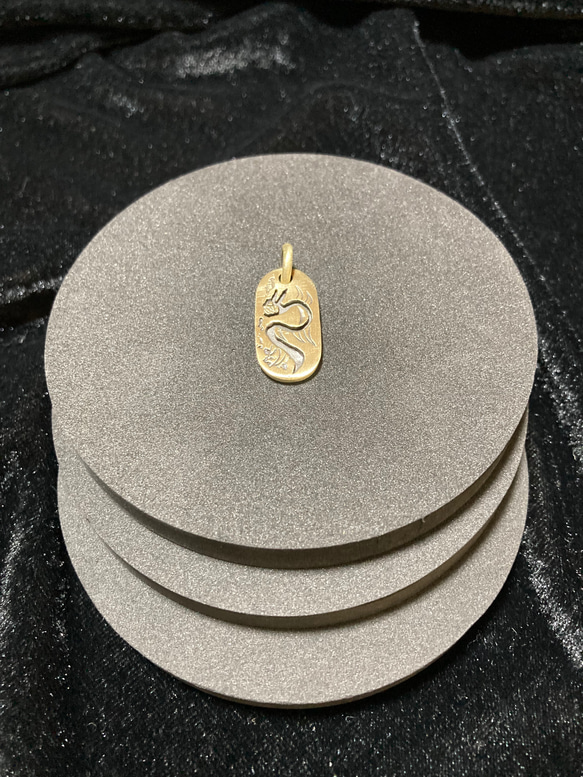 ⑮Dog Tag Dragon 真鍮 ペンダントトップ しゅう 通販 20120016