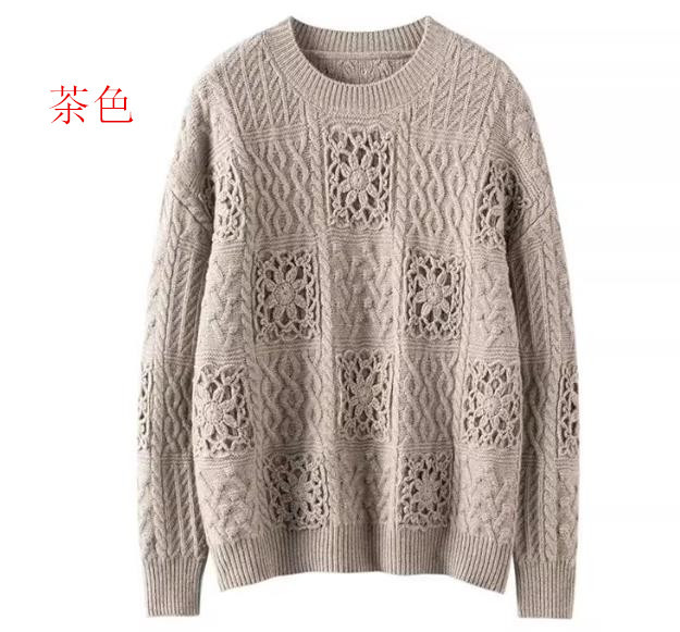 【受注製作】柔らかい100%ウールセーター 3色展開 YT809