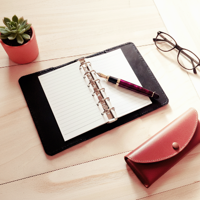 育てるmini6 システム手帳 トラベラーズノートタイプ  本革 ハンドメイド 手縫い 日記