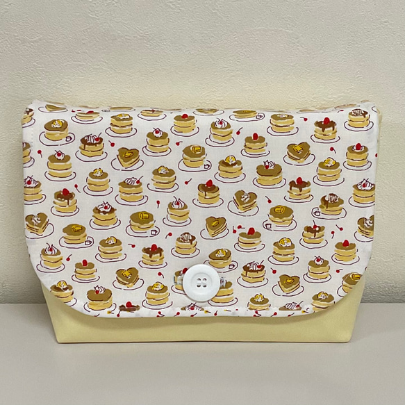 大きめのお弁当袋、お弁当入れ、お弁当袋 ボタンタイプ　　#2273-1 1枚目の画像