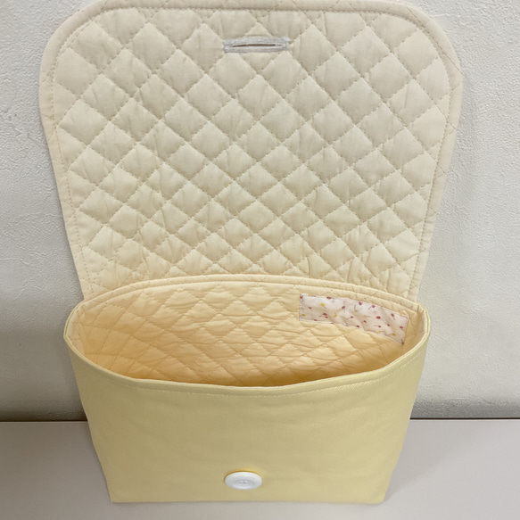 大きめのお弁当袋、お弁当入れ、お弁当袋 ボタンタイプ　　#2273-1 5枚目の画像