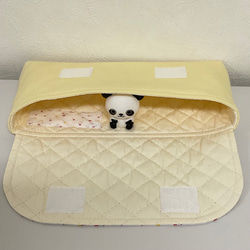 カトラリーケース入れ、箸袋、箸入れ、マジックテープタイプ　#2273-2 4枚目の画像