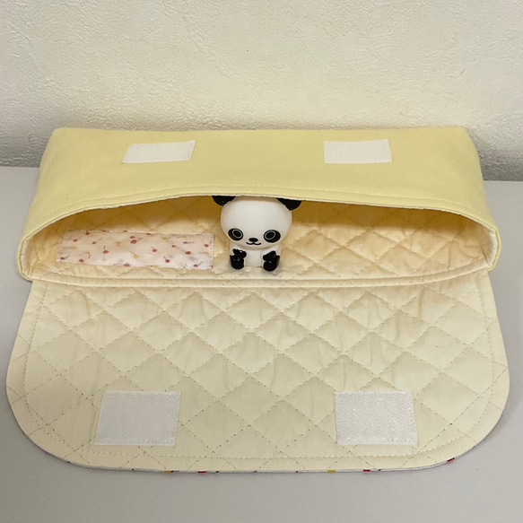 カトラリーケース入れ、箸袋、箸入れ、マジックテープタイプ　#2273-2 4枚目の画像