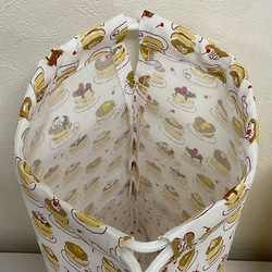 お弁当ポーチとコップ袋2点セット　　#2273-4 3枚目の画像