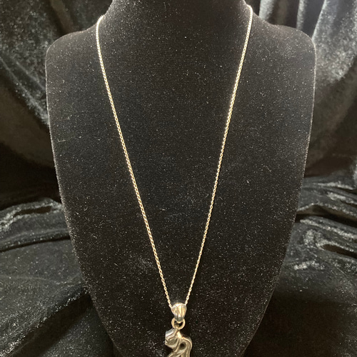 ⑯スケルトンSkullペンダント チェーン付き Silver925 ネックレス