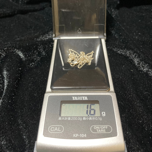 ⑯スケルトンSkullペンダント チェーン付き Silver925 ネックレス