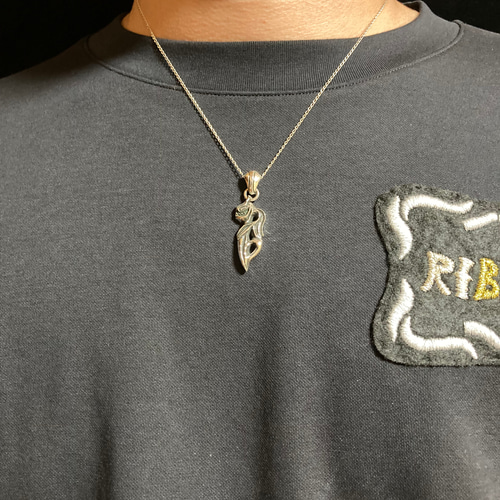 ⑯スケルトンSkullペンダント チェーン付き Silver925 ⑯スケルトンSkullペンダント チェーン付き Silver925 ネックレス