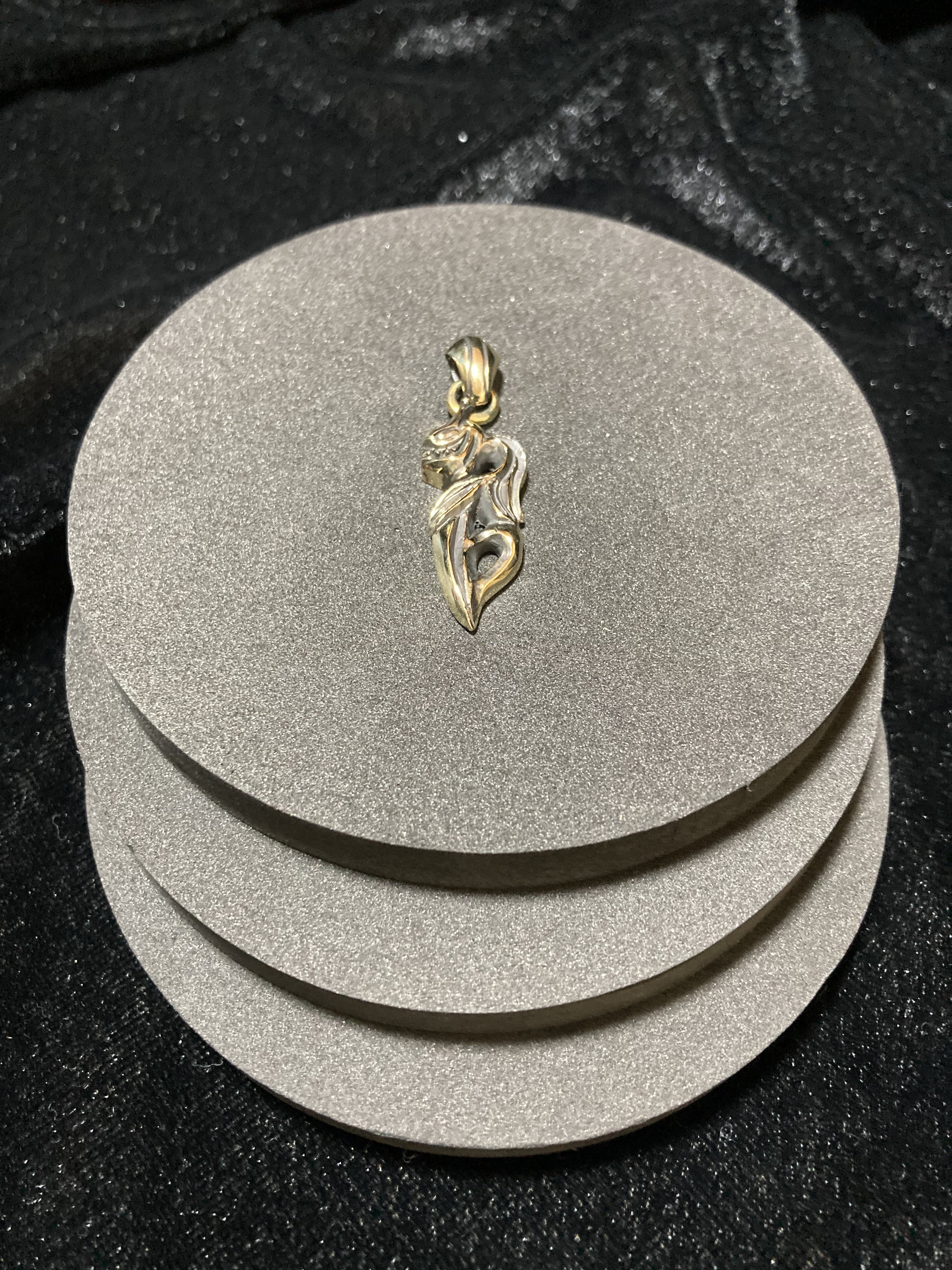 ⑯スケルトンSkullペンダント 真鍮