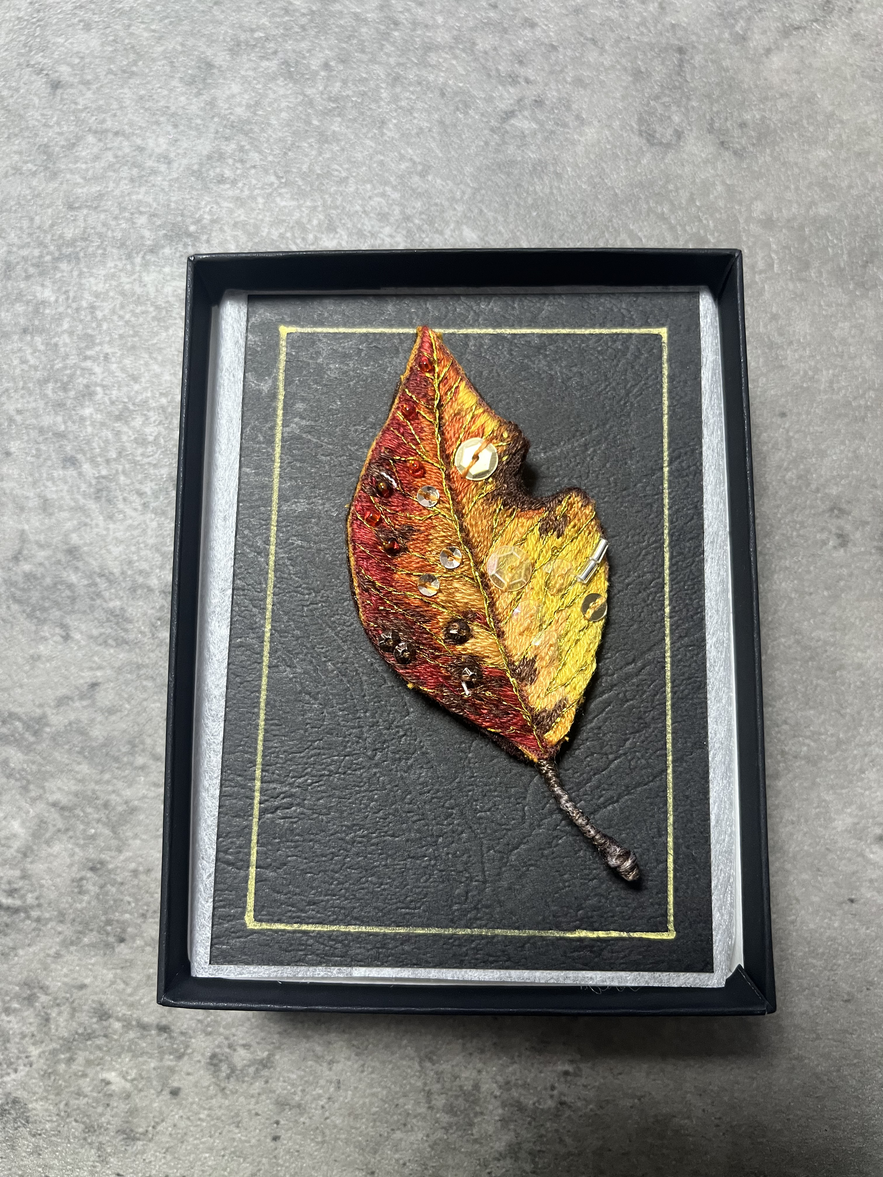 【ブローチ】紅葉ブローチ