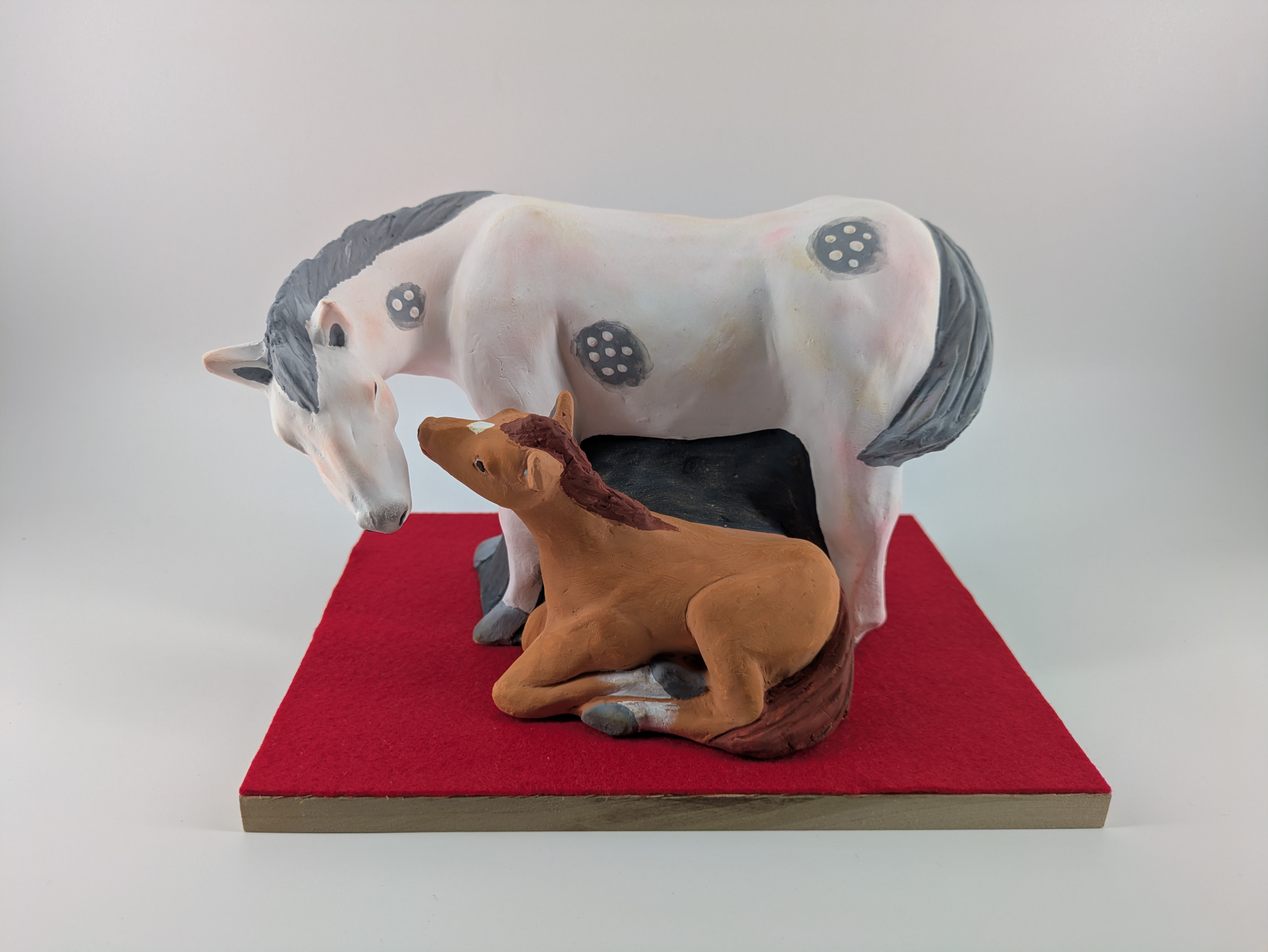 干支の馬の親子