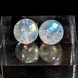 ✿天然美品✿ホワイトラブラドライト9mmオーロラ虹のように輝く