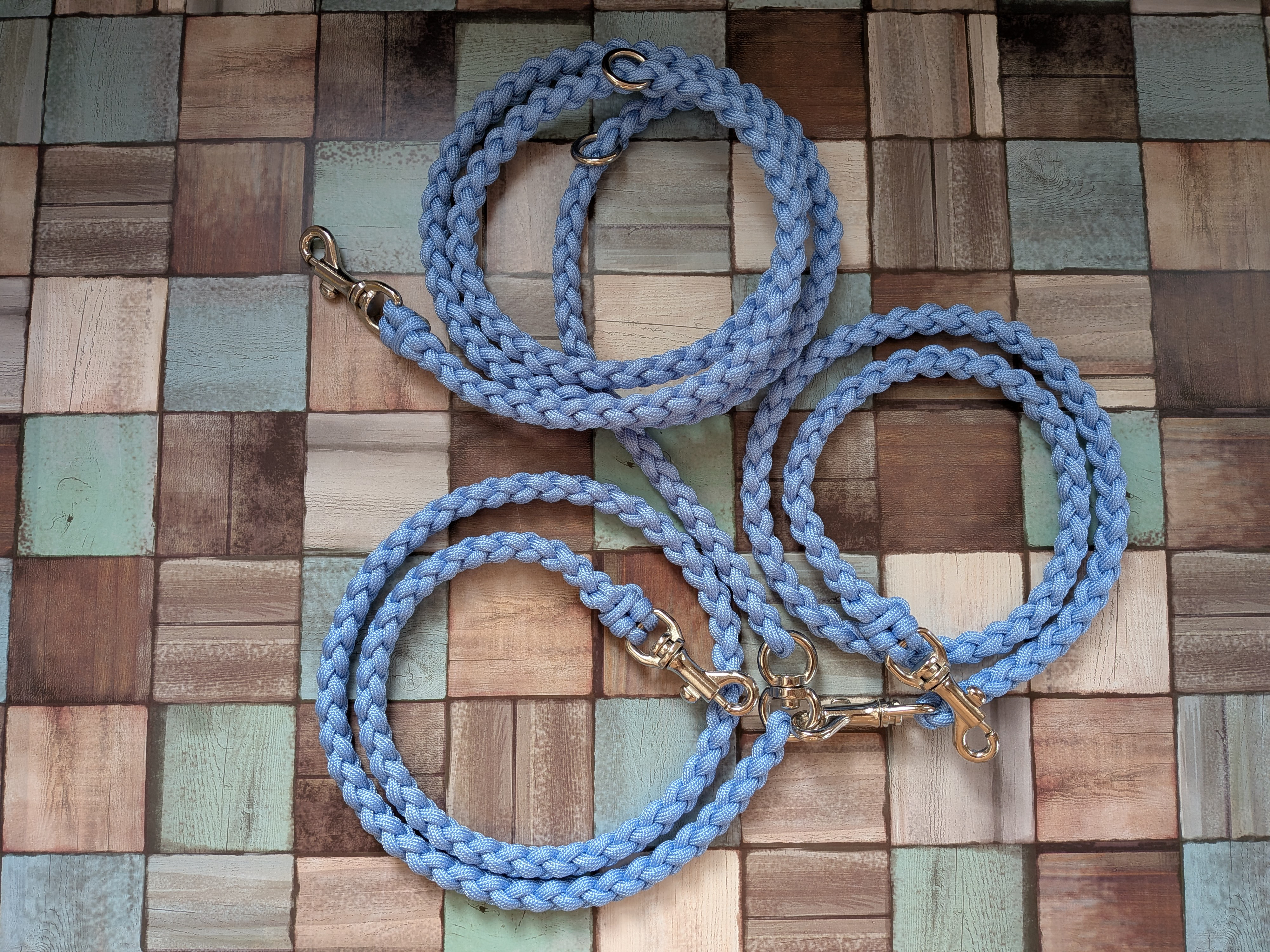 パラコード　2頭引き用ショルダーリード（小型犬〜中型犬）