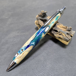 ペールムーンエボニー ウッドボールペン【送料・ギフトボックス無料