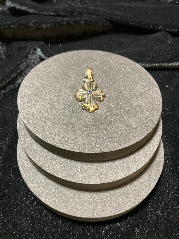 18金枠　1973年 ワシントン ペンダント　トップ　断捨離　アンティーク ⑱クロスSTONESペンダント 真鍮 ペンダントトップ しゅう 通販