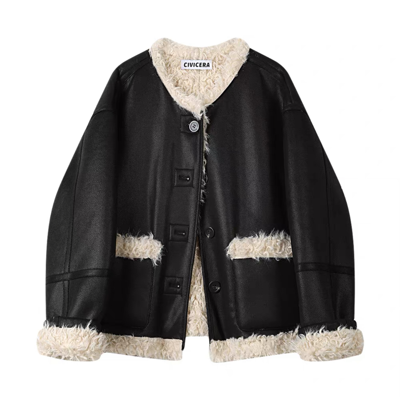 【冬支度新作】コート、レディース、 モコモコテディコート、厚手コート、秋冬コート、個性的、防寒対策