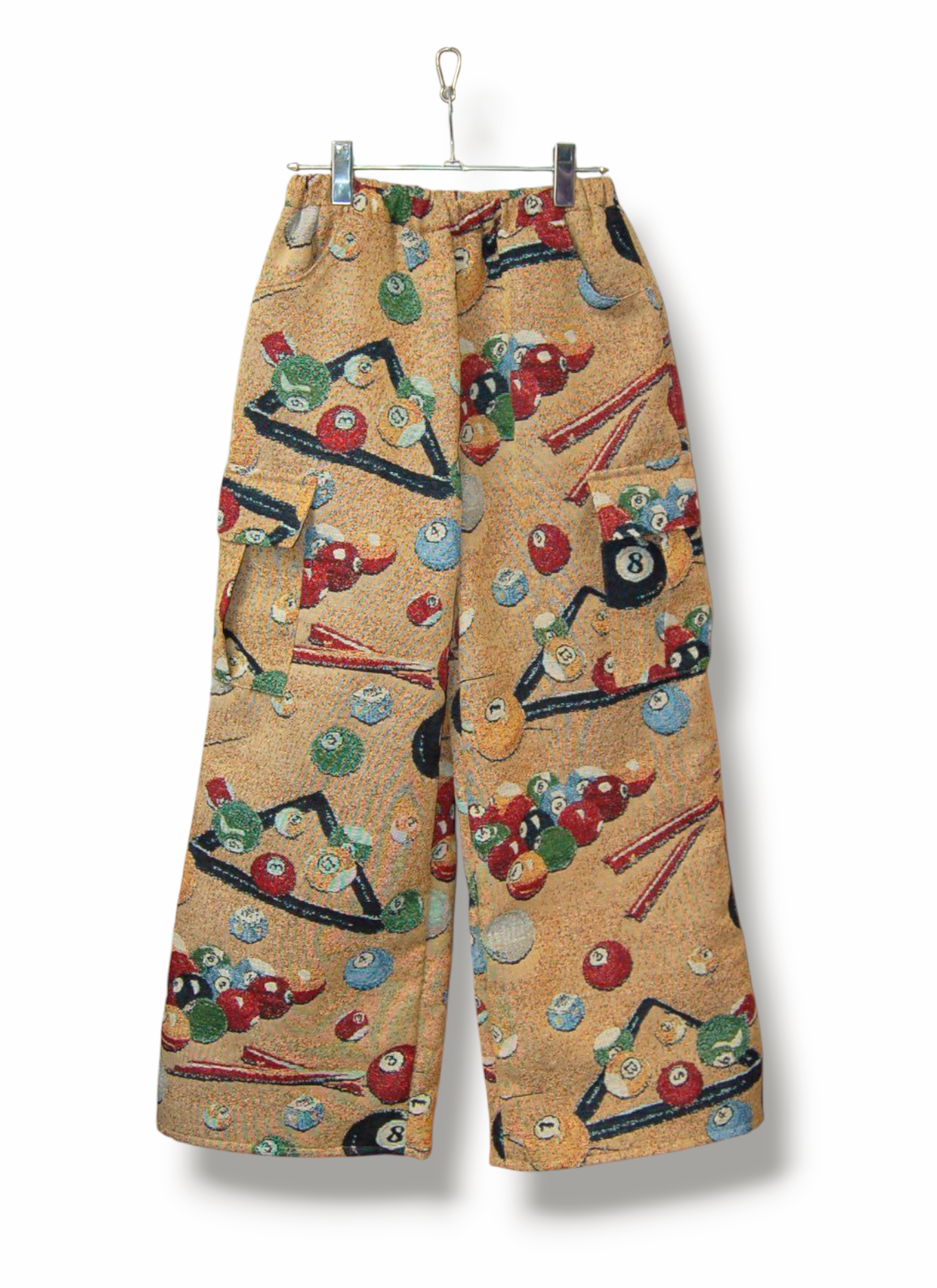 ビリヤードデザインゴブラン織　ワイドパンツ