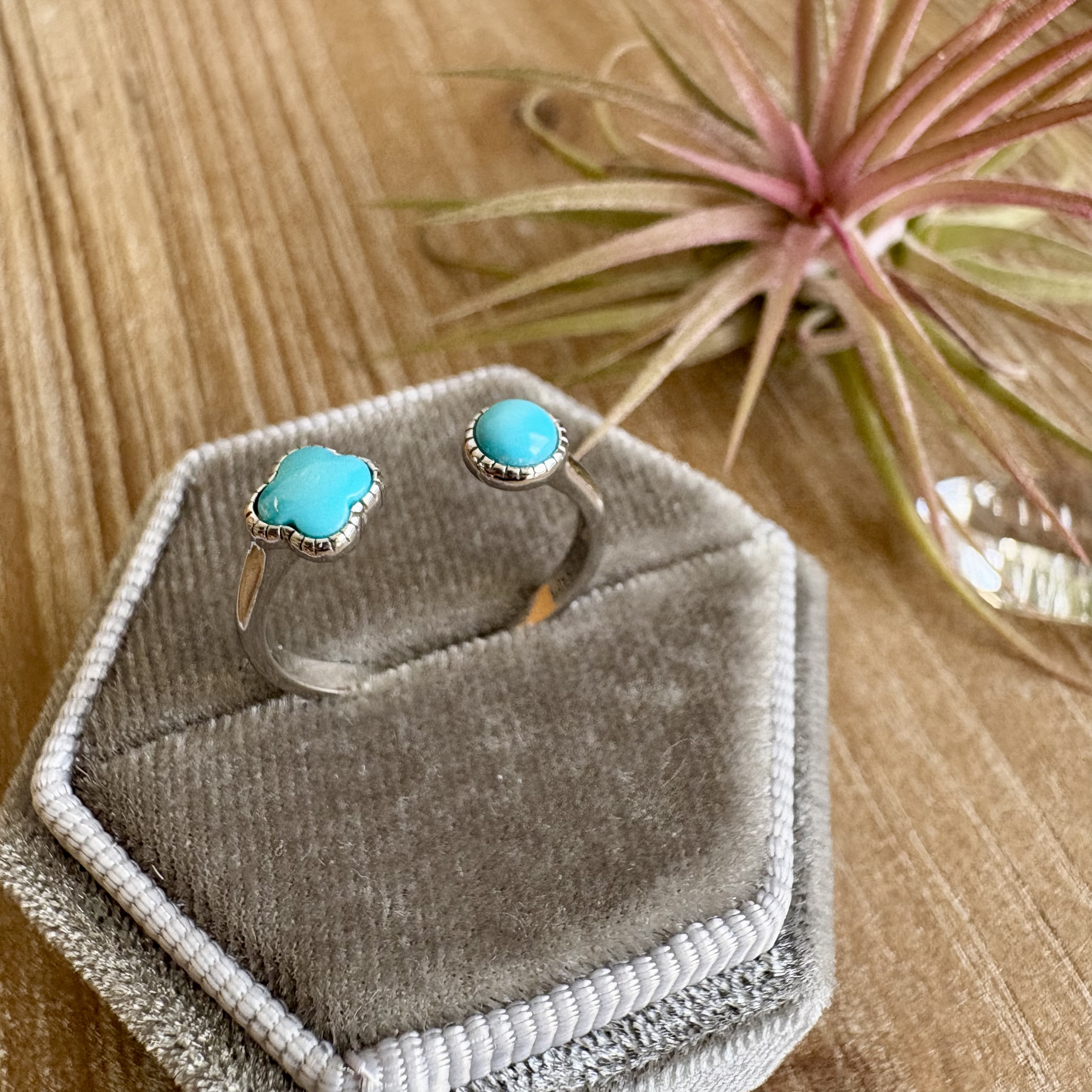 *s925ターコイズオープンリング263