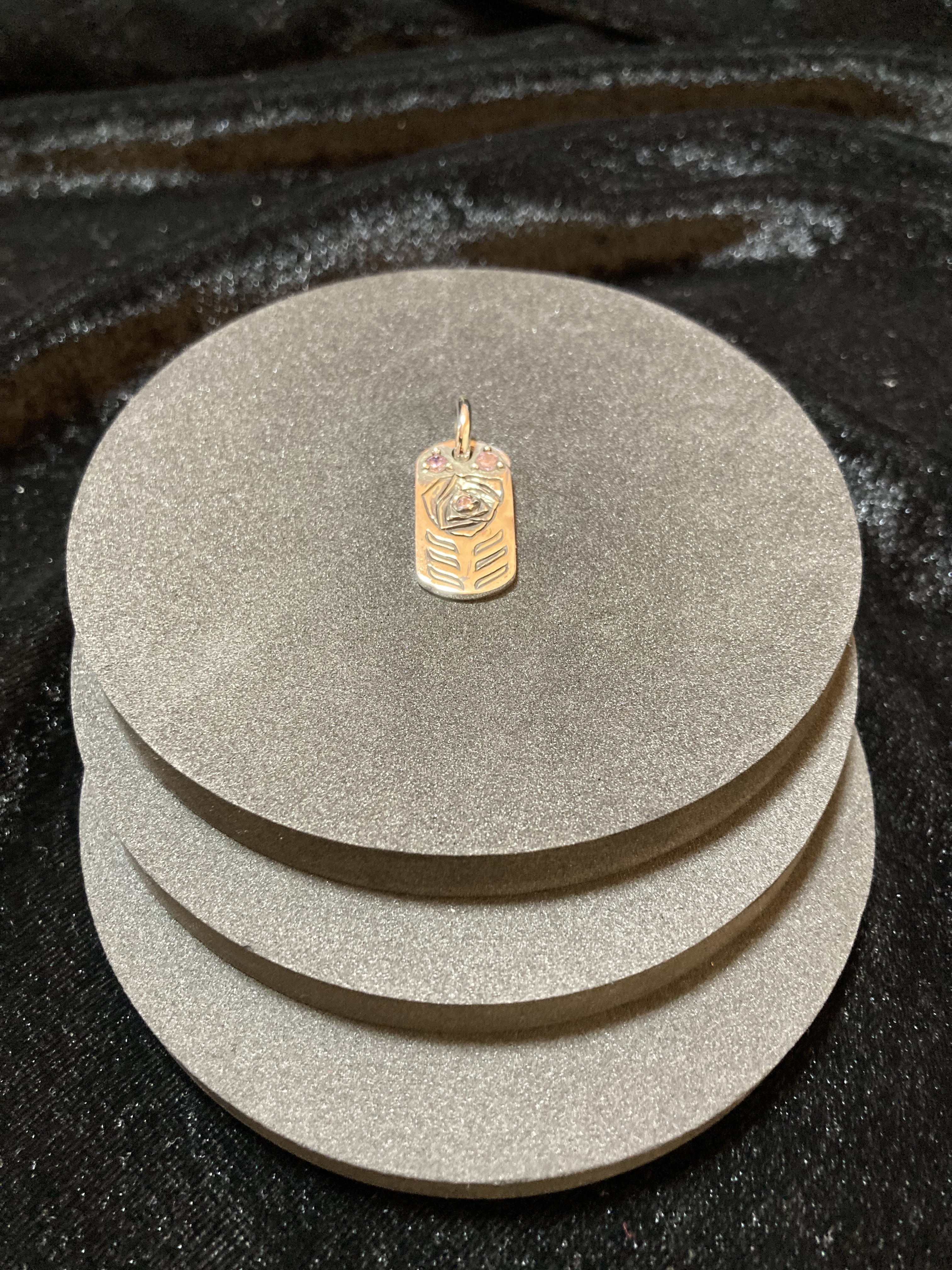 ㉒Dog Tag 薔薇 Silver925