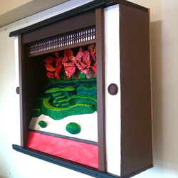 未来アートの「デコピン、打席に立つ」（クレイ絵画） 絵画 山川善作