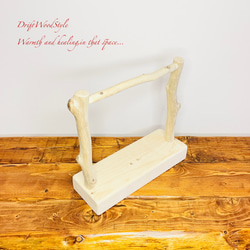 流木インテリア  小～大型インコが止まれる天然流木の小鳥の止まり木 スタンドタイプ インコ オウム 鳥 自然木 N16 7枚目の画像