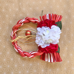 【マキ】2025年お正月飾り ✼ しめ縄✼ ループリボン・パール付き ベイマックス＆モチ しめ飾り NEW YEAR BAYMAX 2025 お正月 しめ縄