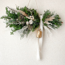 パンパスグラスのガーランド ドライフラワー 横長スワッグ スワッグ