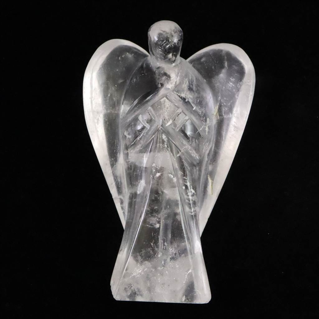 ヒマラヤ水晶 マニカラン産  77mm エンジェル 天使 置物 85.6ｇ #10400