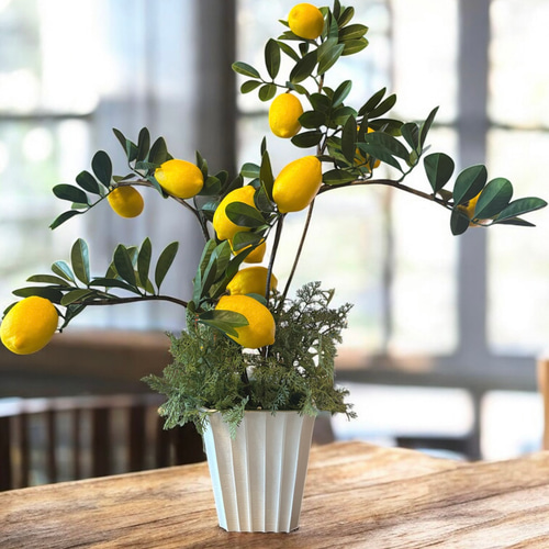 光触媒　人工観葉植物　ウォールグリーン　フェイクグリーン　レモンの木1.35 光触媒 人工観葉植物 ウォールグリーン フェイクグリーン レモンツリー
