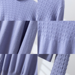 冬季必備單品，兼具保暖性和高品質。羊毛針織高領毛衣，四色可選。 251110 第10張的照片