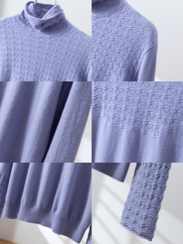 冬季必備單品，兼具保暖性和高品質。羊毛針織高領毛衣，四色可選。 251110 第10張的照片
