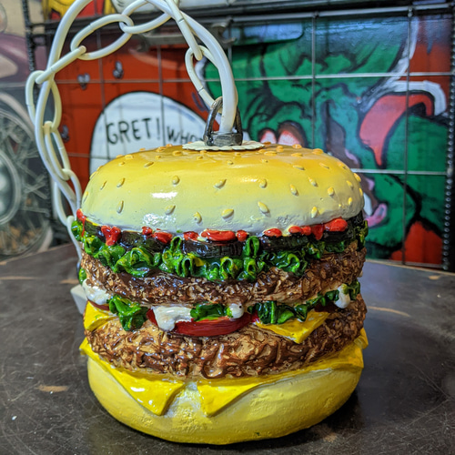 アメリカンダイナー ハンバーガー ペンダントランプ ② バーガー 電飾 