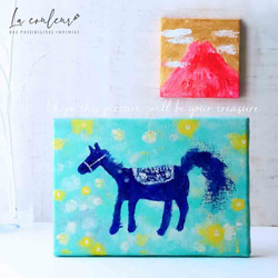 抽象画_夕焼けの桃色 絵画 La couleur aya 通販 11296432｜Creema