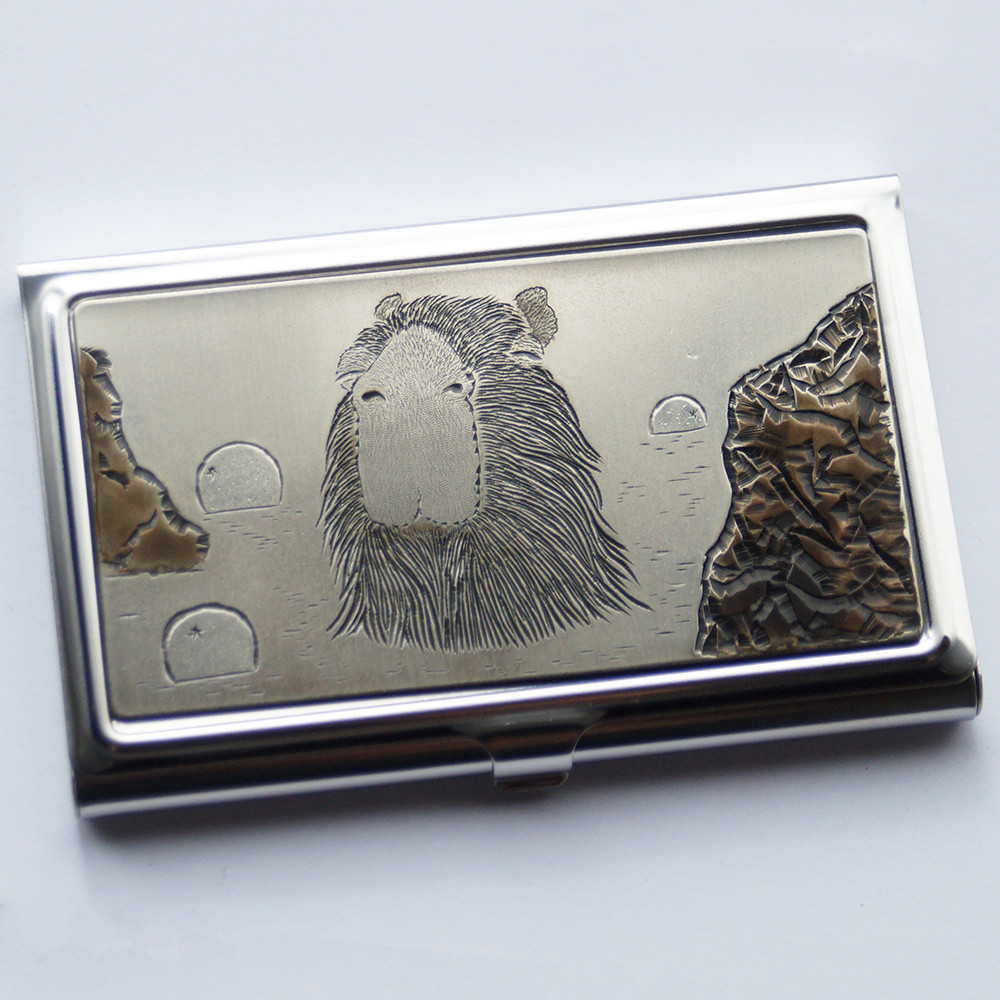 湯けむり温泉カピバラ　カードケース