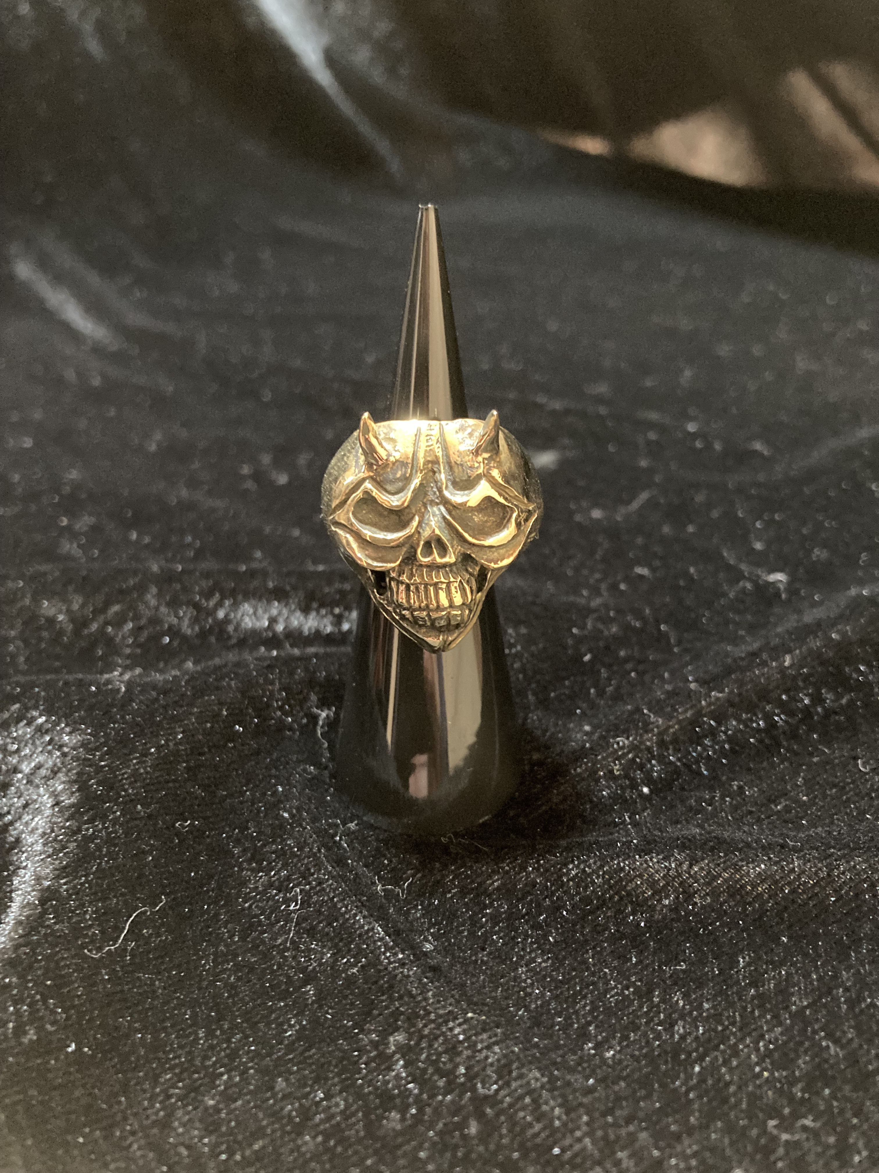 Devil Skull RING 真鍮