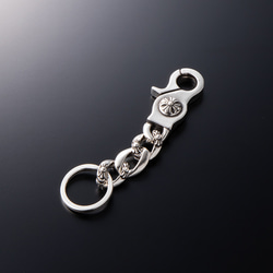 新品 シルバー925 キーリング キーホルダー キーチェーン 匿名配送 25