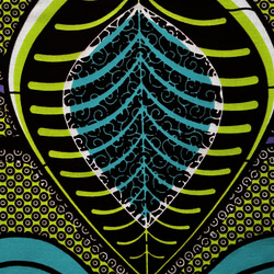 アフリカ プリント生地　コットン 3枚目の画像