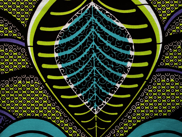 アフリカ プリント生地　コットン 3枚目の画像