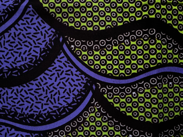 アフリカ プリント生地　コットン 5枚目の画像