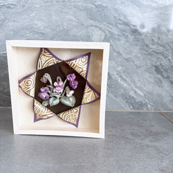 シャドーボックス×フランス額装アート【観葉植物】 立体・オブジェ