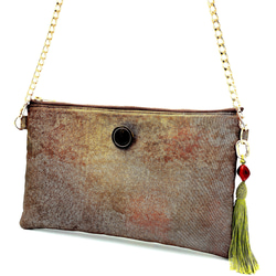 樹脂ハンドル 紺と金 帯リメイク トートバッグ A4 通勤 和装 浴衣