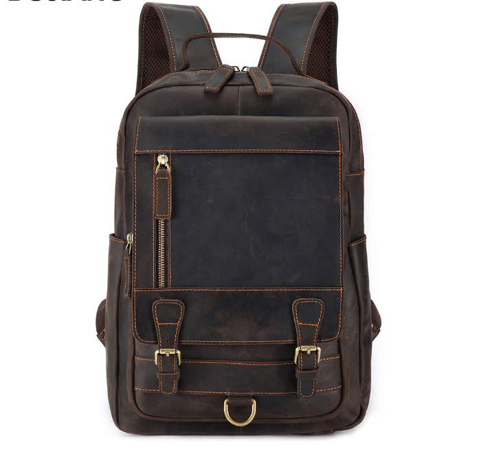 牛革  レザー製 リュックバッグ 肩掛けバッグ  バックパック 本革 出張 通勤 旅行バッグ