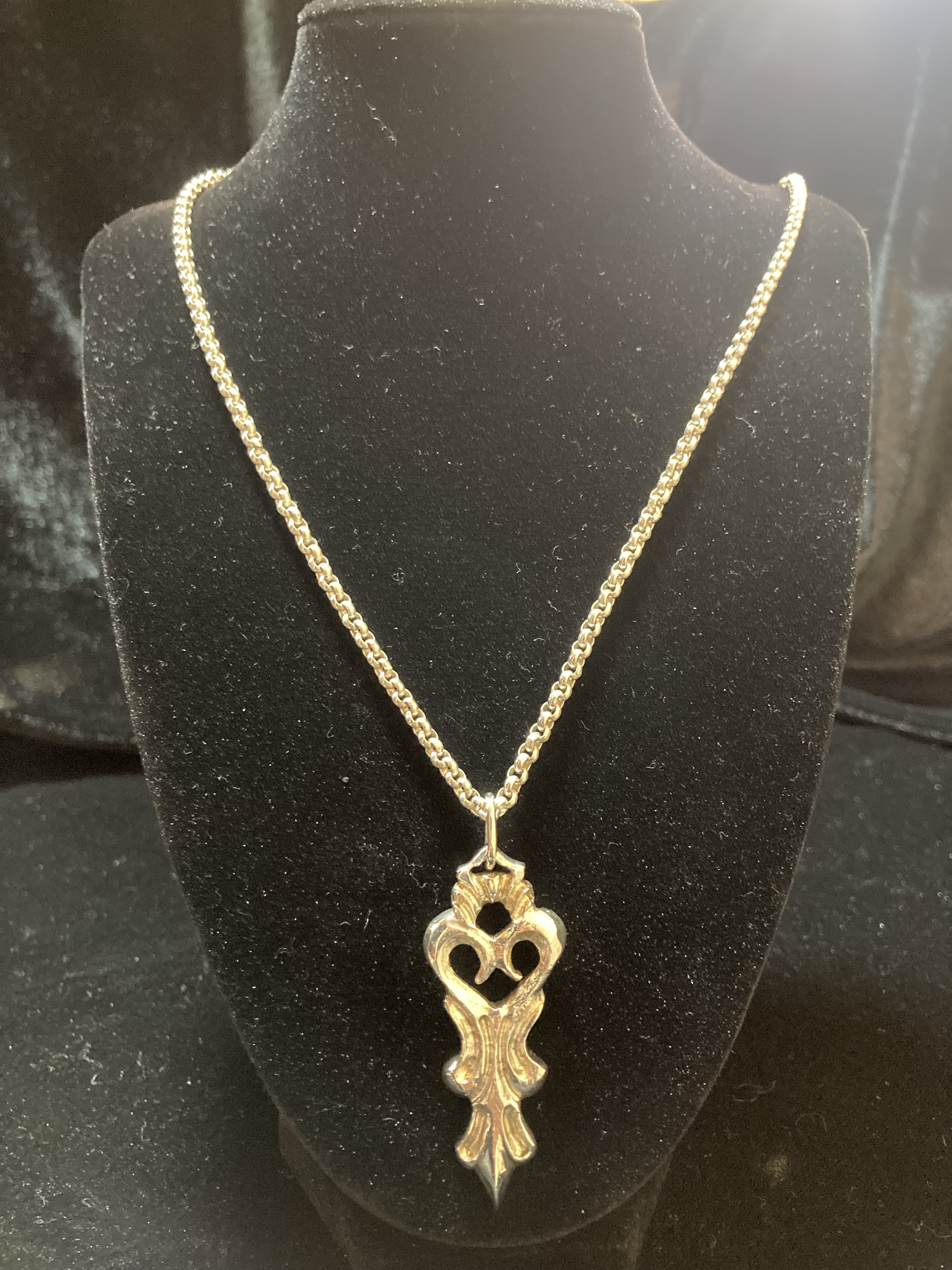 Hearting Sword Pendant チェーン付き Silver925