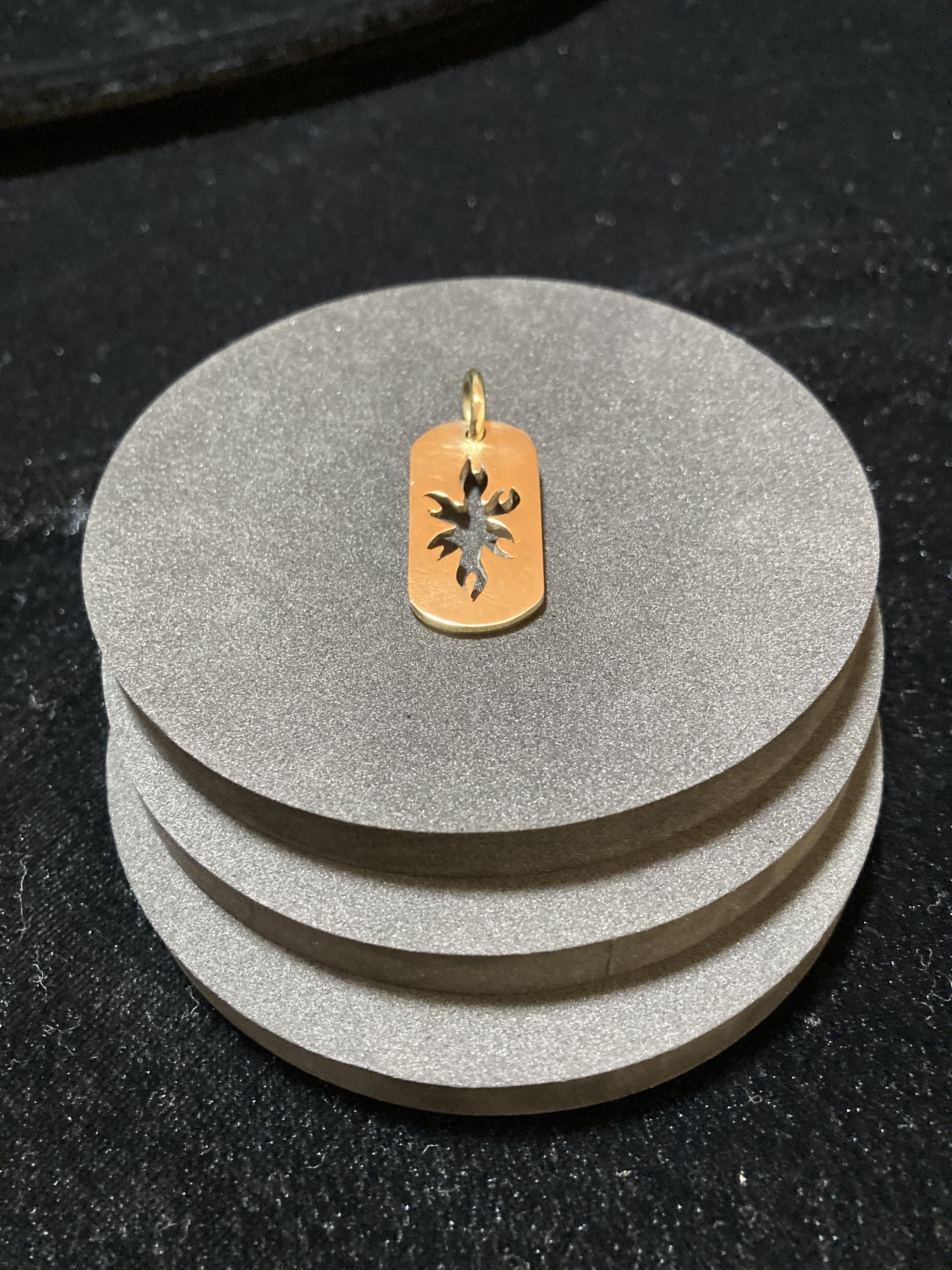 フレイムPendant 真鍮