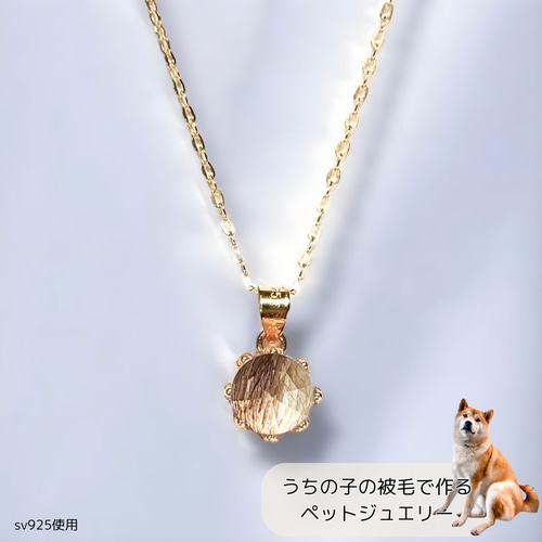 世界にひとつだけのペットジュエリー ペンダントトップのみ ネックレス