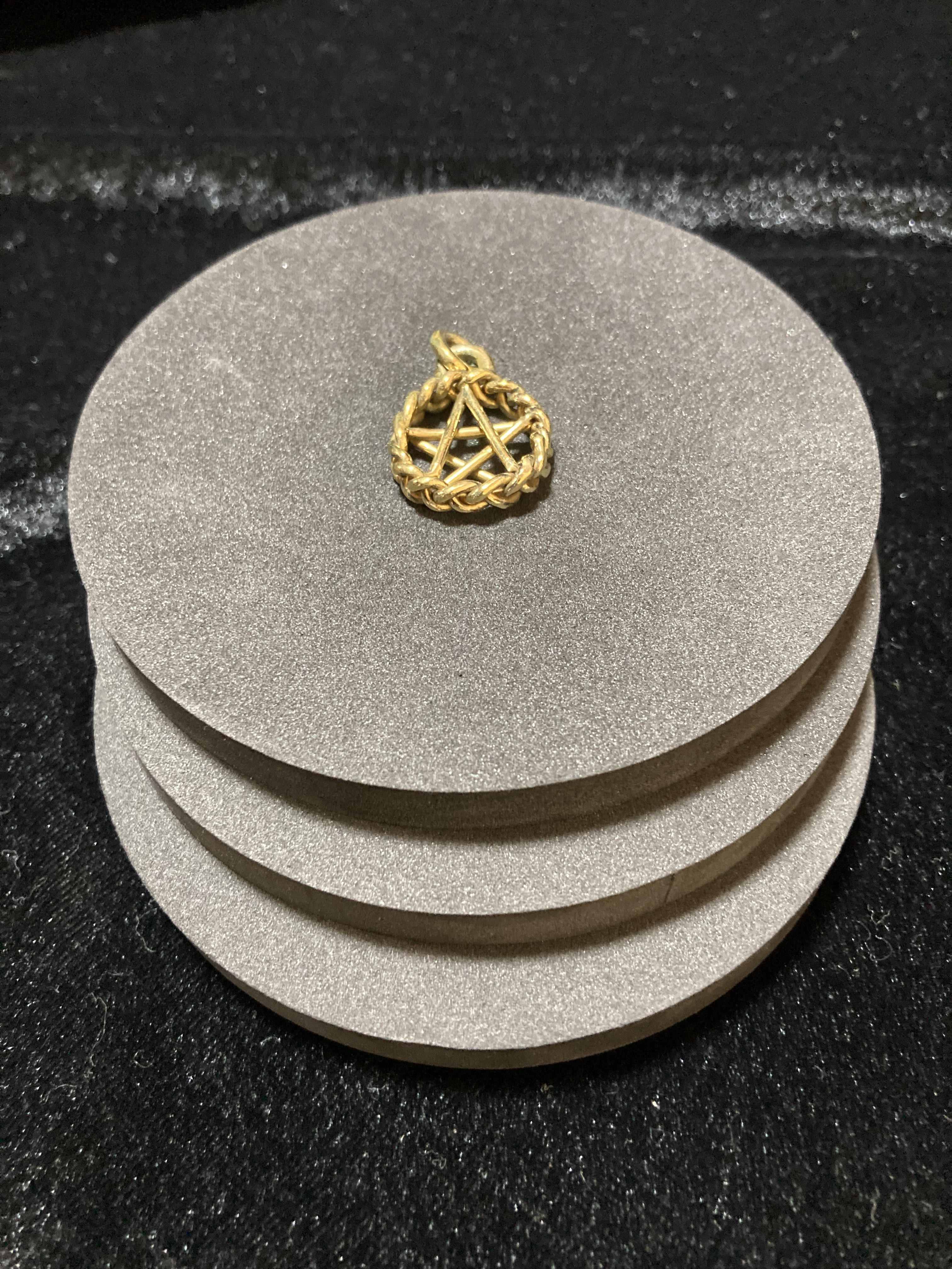 STARペンダント 真鍮