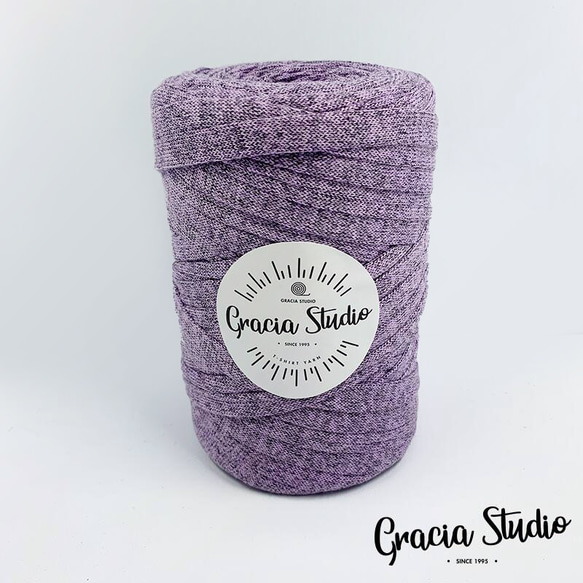 半額セール　カシミヤヤーン　約62m　300±10g　パープル 1枚目の画像