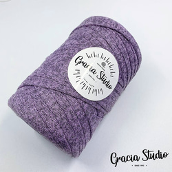 半額セール　カシミヤヤーン　約62m　300±10g　パープル 2枚目の画像