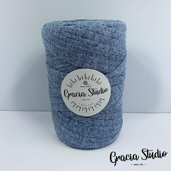 半額セール　カシミヤヤーン　約62m　300±10g　ブルー 1枚目の画像